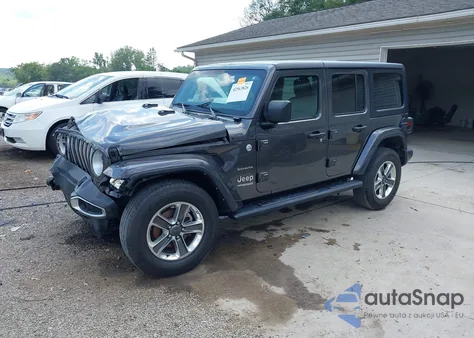 2022 Jeep Wrangler Unlimited Sahara 4X4 from USA, damaged, VIN 1C4HJXEG6NW103779